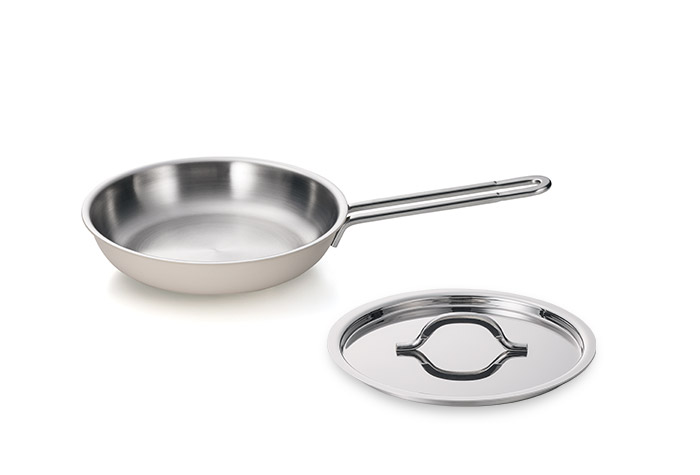 mellow フライパン 20cm グレージュ + リッド セット