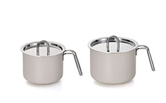 【新生活2026】mellow マルチポット グレージュ 2点セット