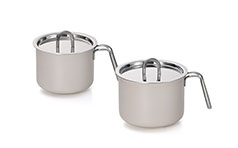 【新生活2026】mellow マルチポット グレージュ 2点セット