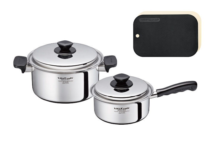 【BLACK FRIDAY 2025】ヘキサプライ 2点 + 抗菌まな板 セット B